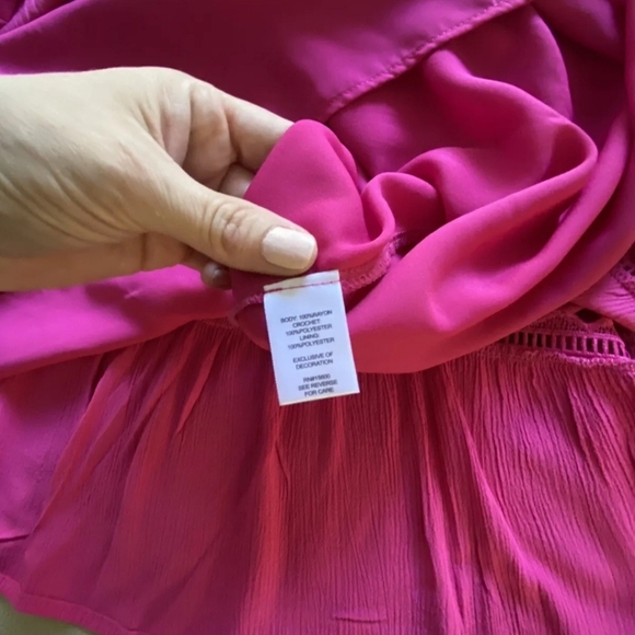 Kate & Sam Vibrant Barbie Pink Swing Dress SZ XXL - Picture 9 of 9